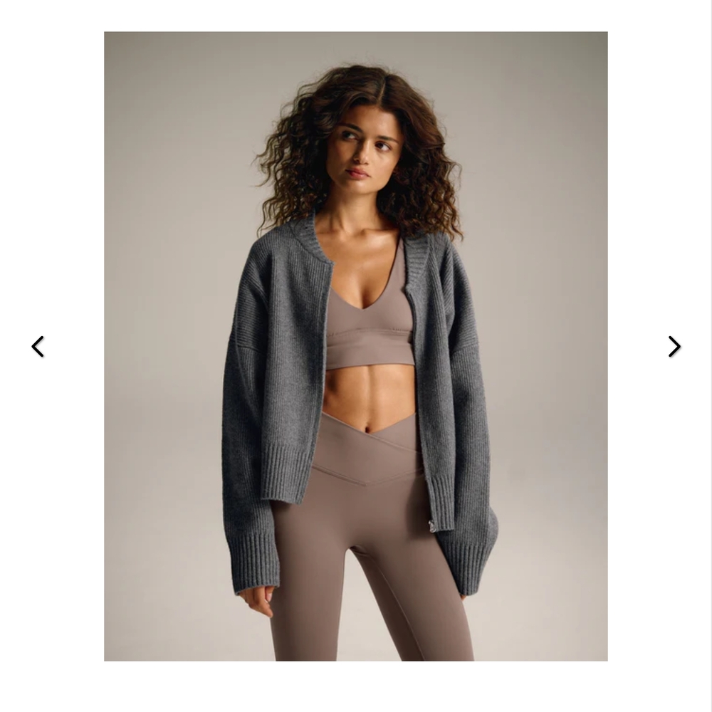 Adanola Charcoal Knit Sweater